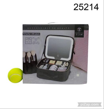 Imagen de ORGANIZADOR PARA MAQUILLAJE C/ ESPEJO LED 1.26